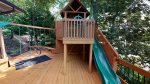 open deck for the kids to play